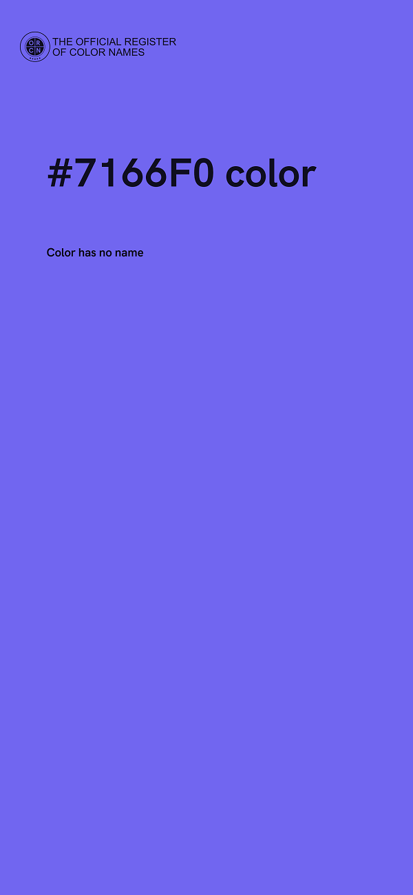 #7166F0 color image