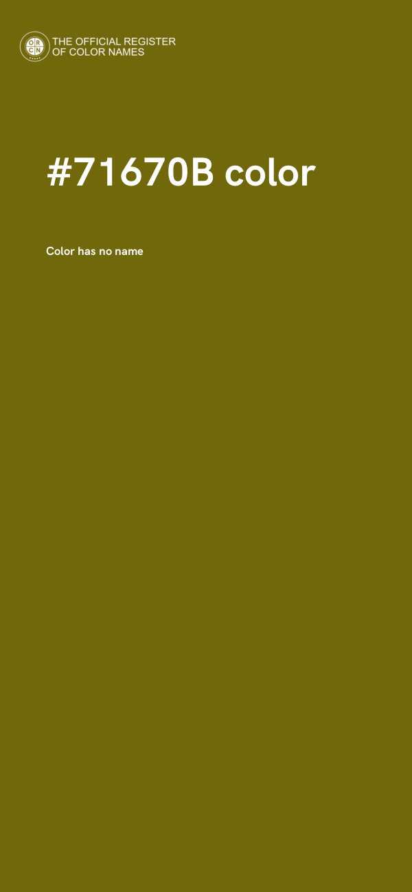 #71670B color image