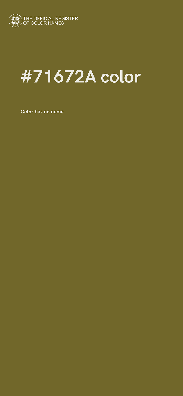 #71672A color image
