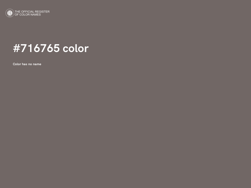 #716765 color image