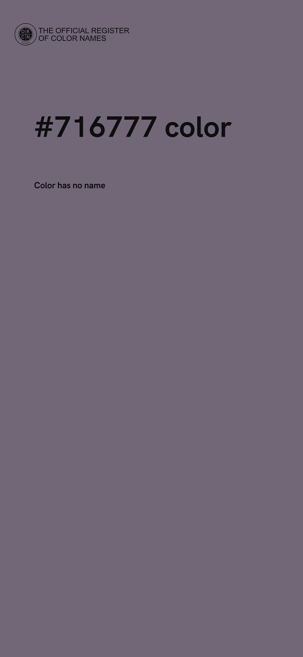 #716777 color image