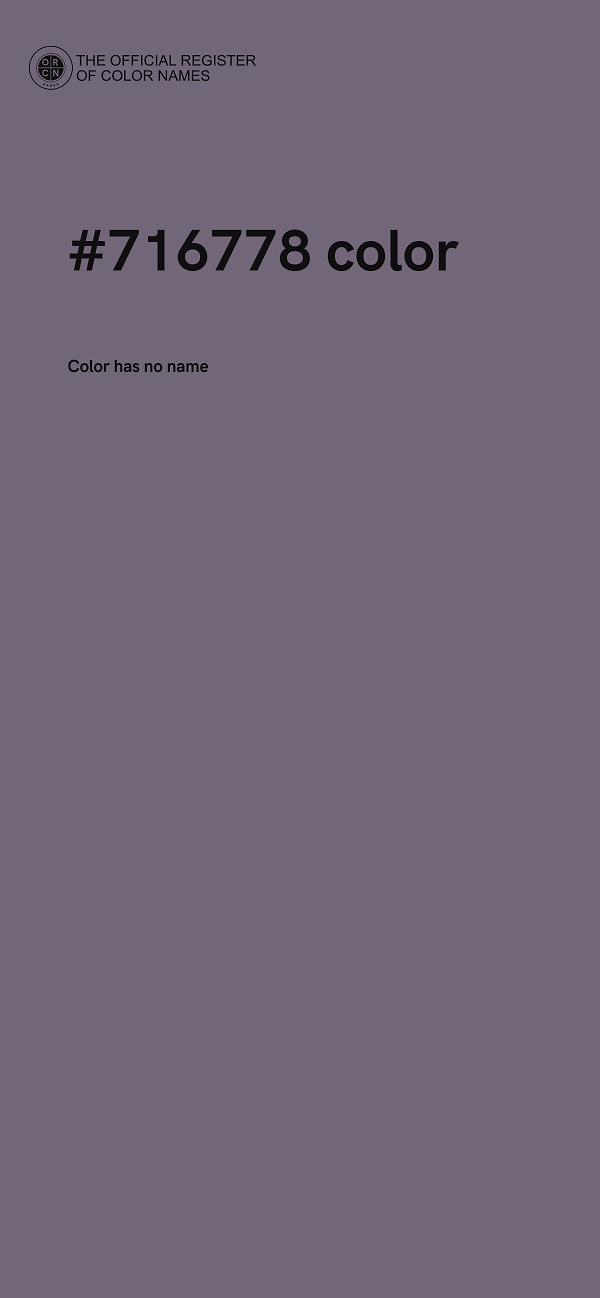 #716778 color image