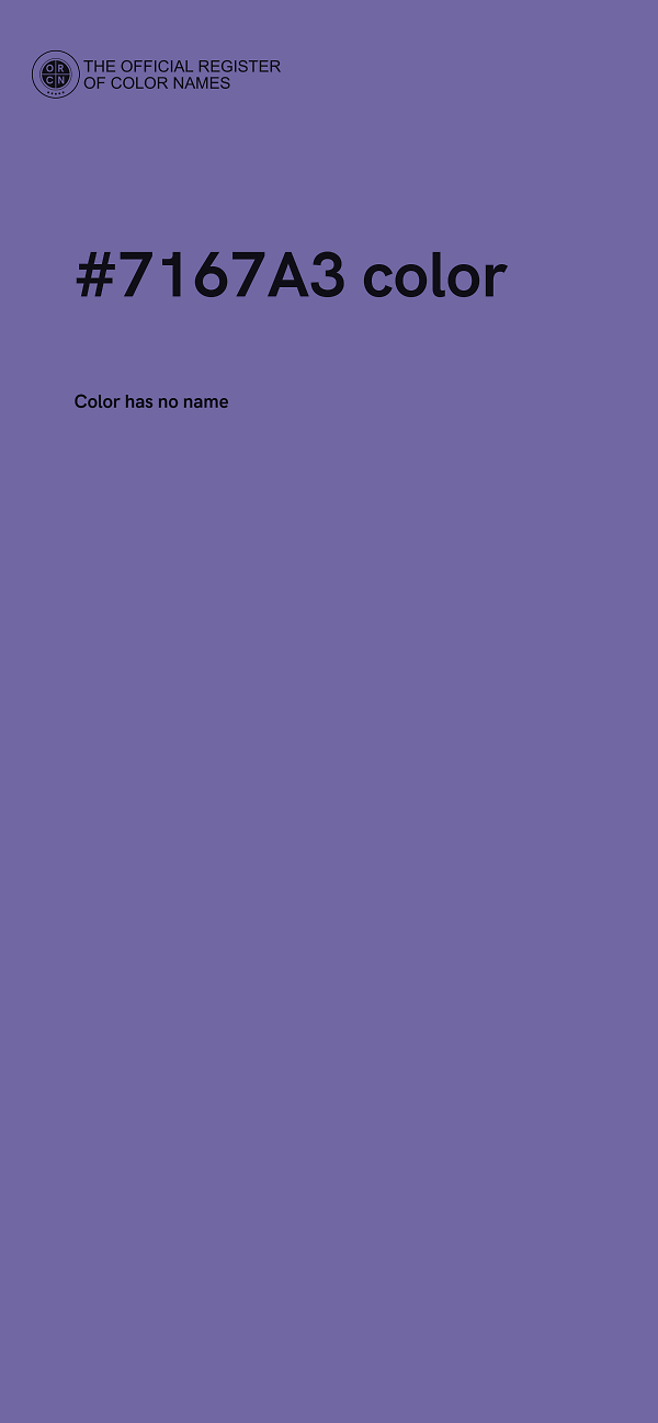 #7167A3 color image
