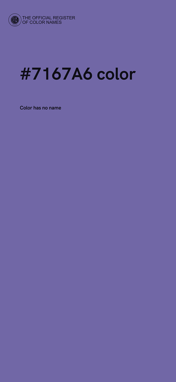 #7167A6 color image