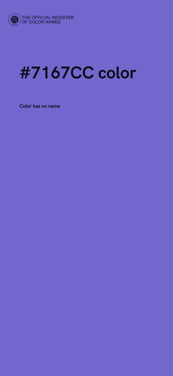 #7167CC color image
