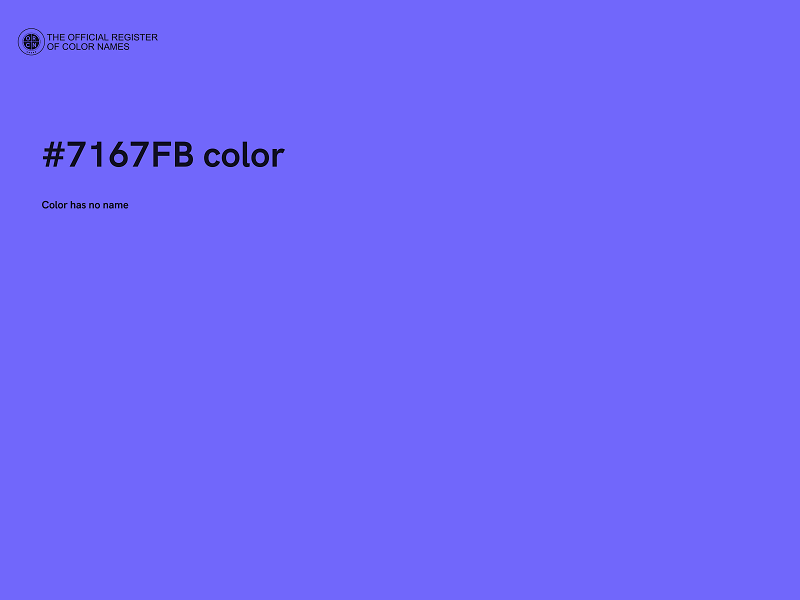#7167FB color image