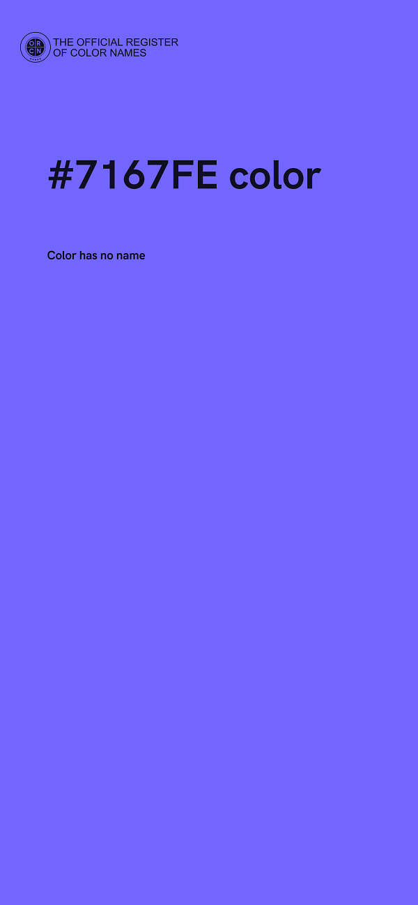 #7167FE color image