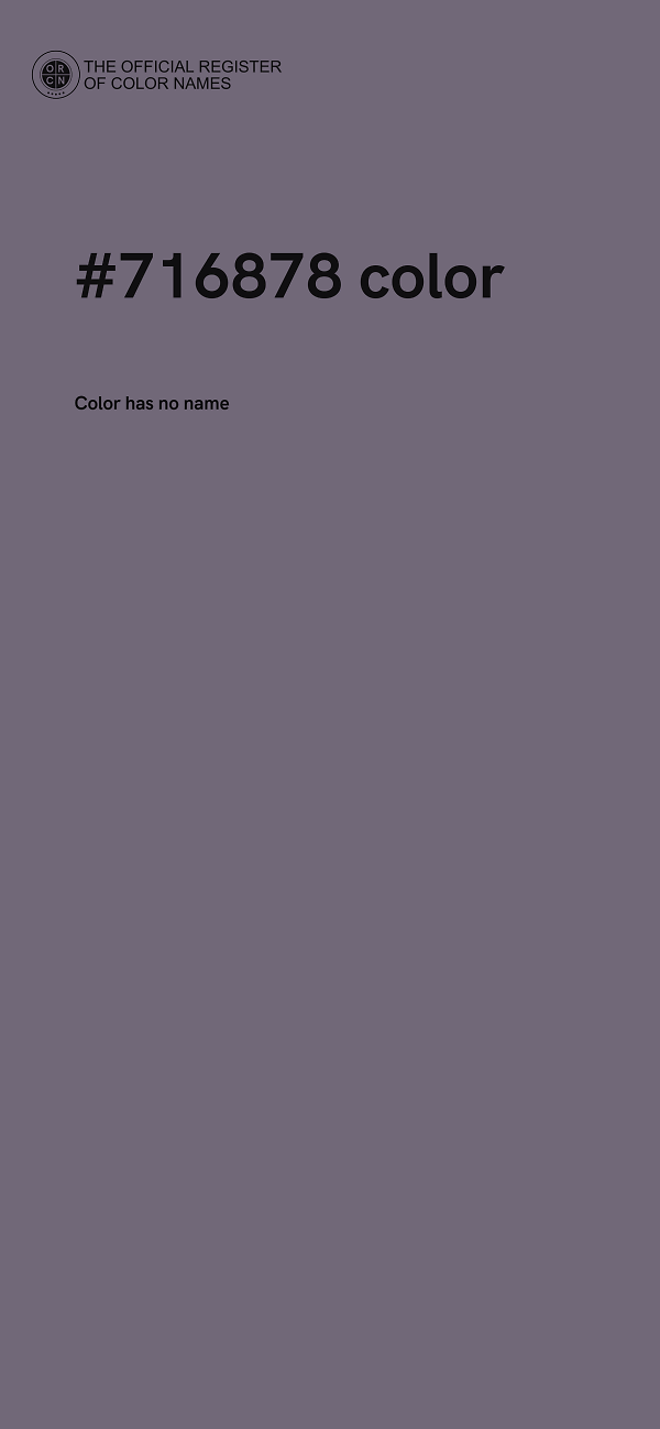 #716878 color image