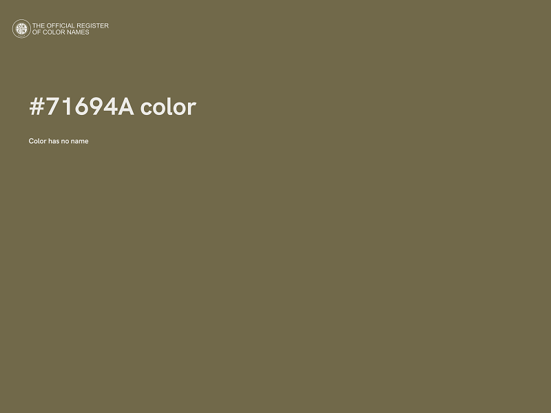 #71694A color image