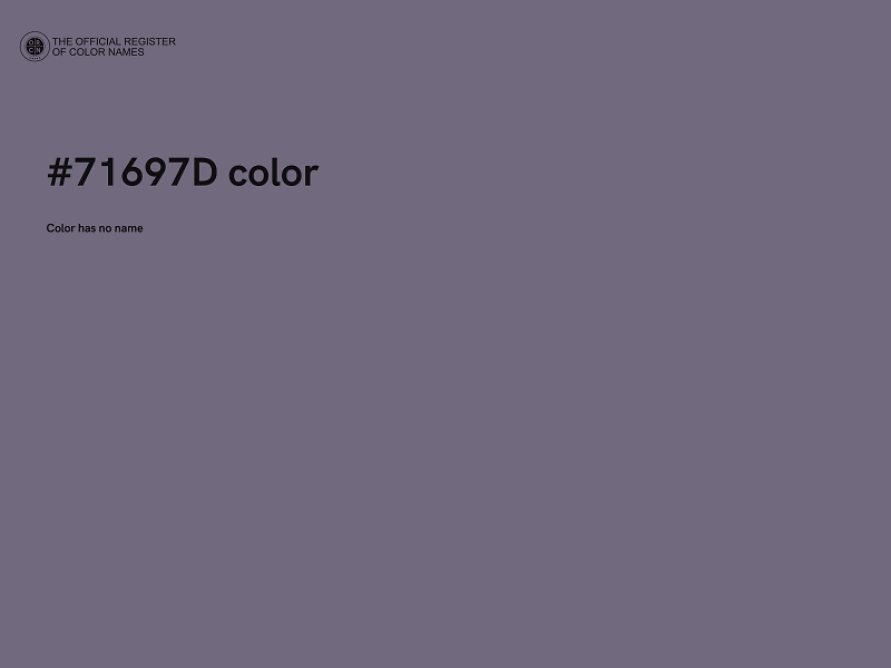 #71697D color image