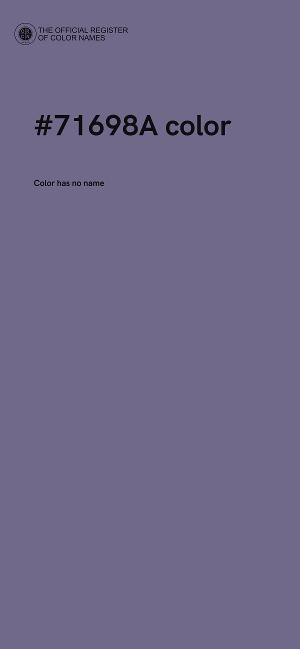 #71698A color image