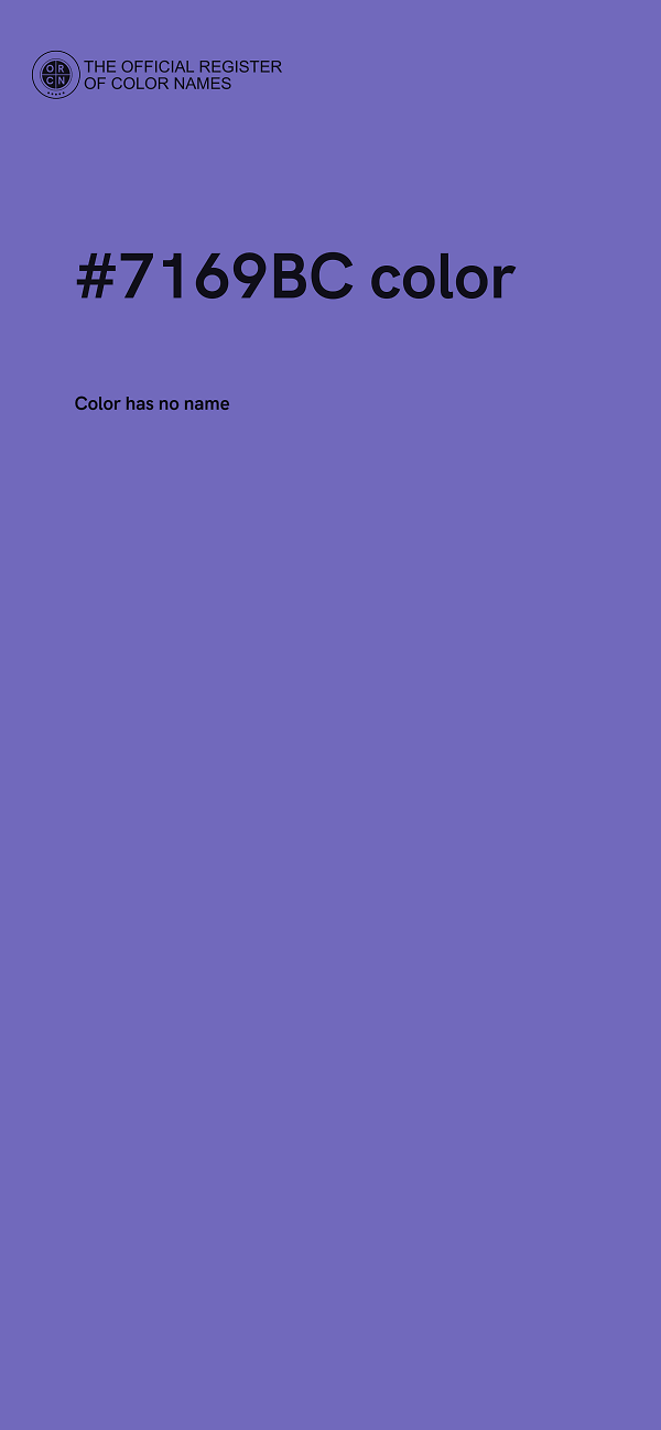 #7169BC color image