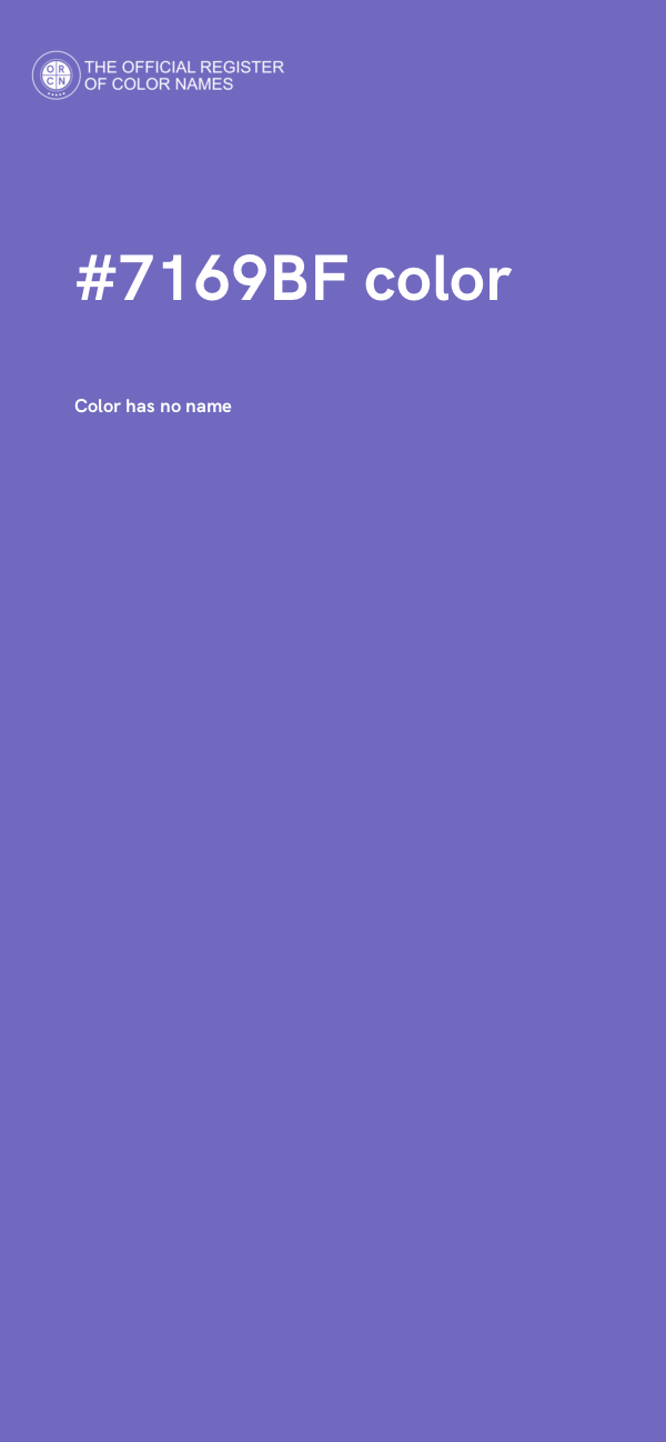 #7169BF color image