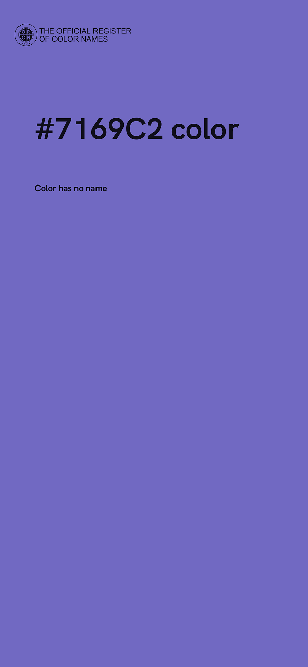#7169C2 color image