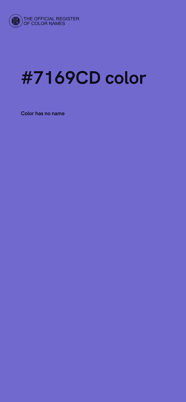 #7169CD color image