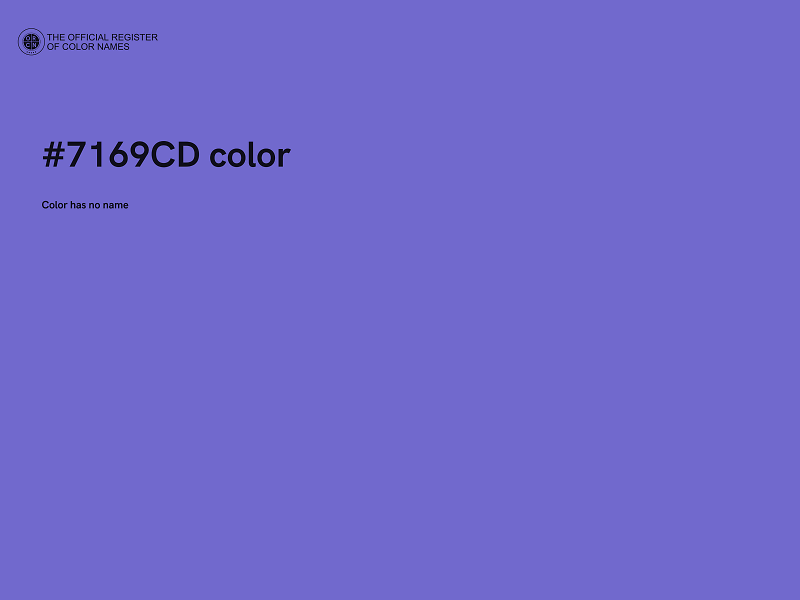#7169CD color image