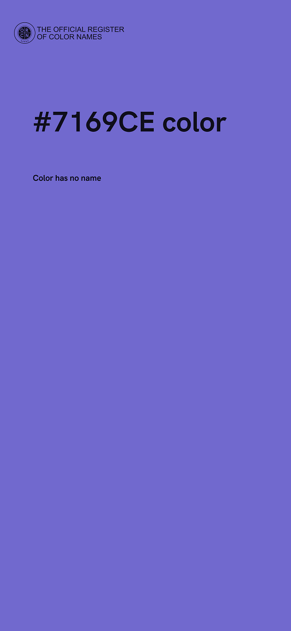 #7169CE color image