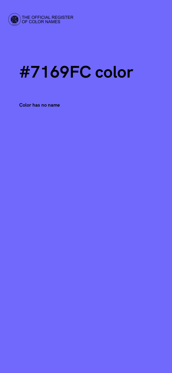 #7169FC color image