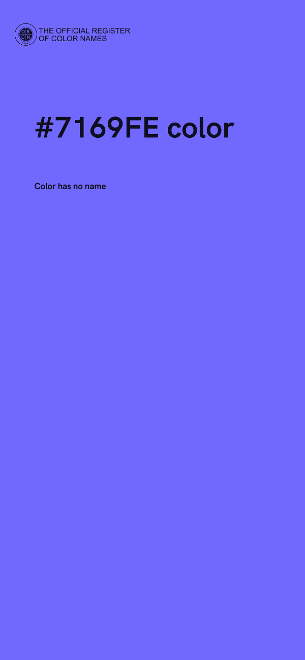 #7169FE color image