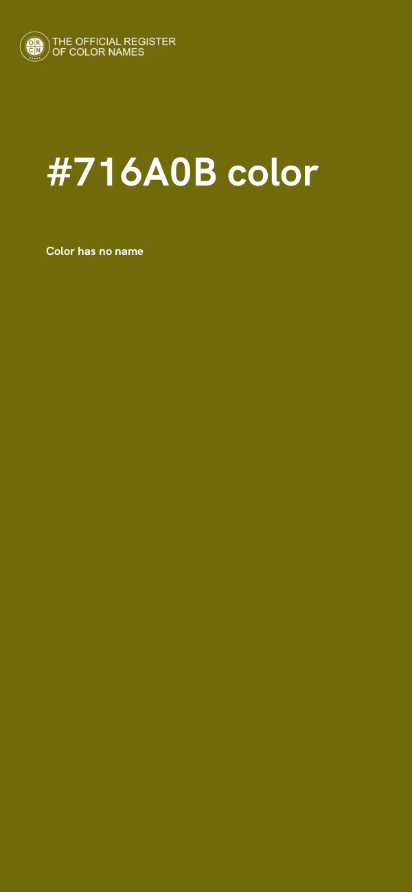 #716A0B color image