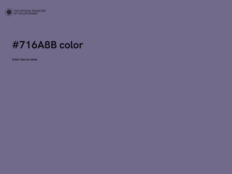 #716A8B color image
