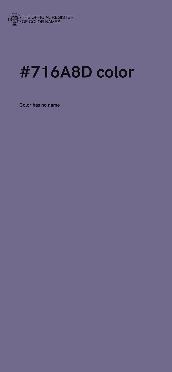 #716A8D color image