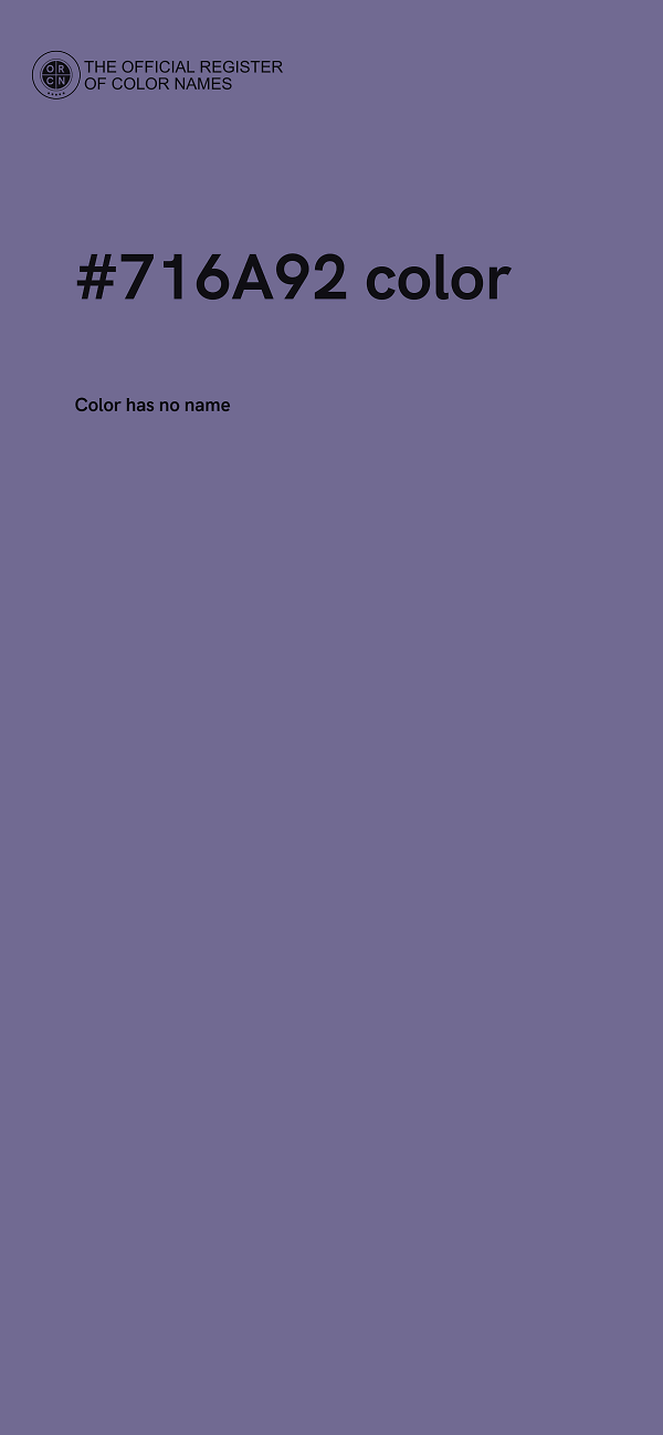 #716A92 color image