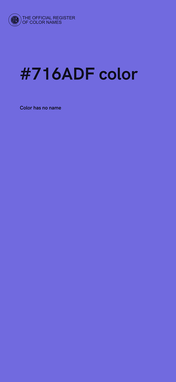 #716ADF color image