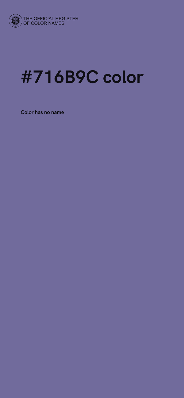 #716B9C color image
