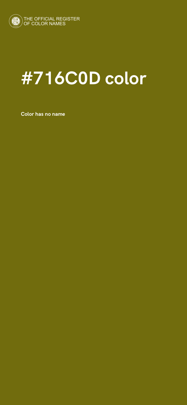 #716C0D color image