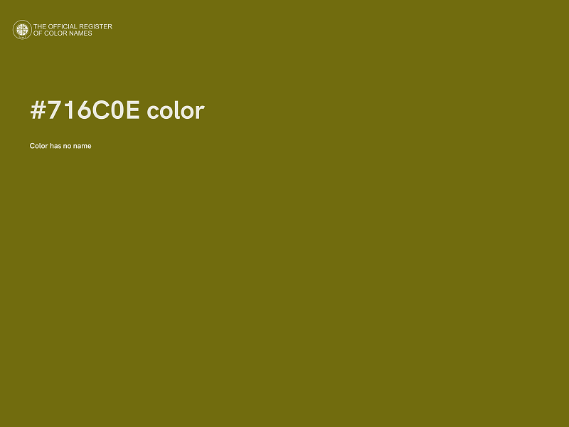 #716C0E color image