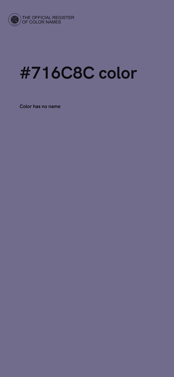 #716C8C color image