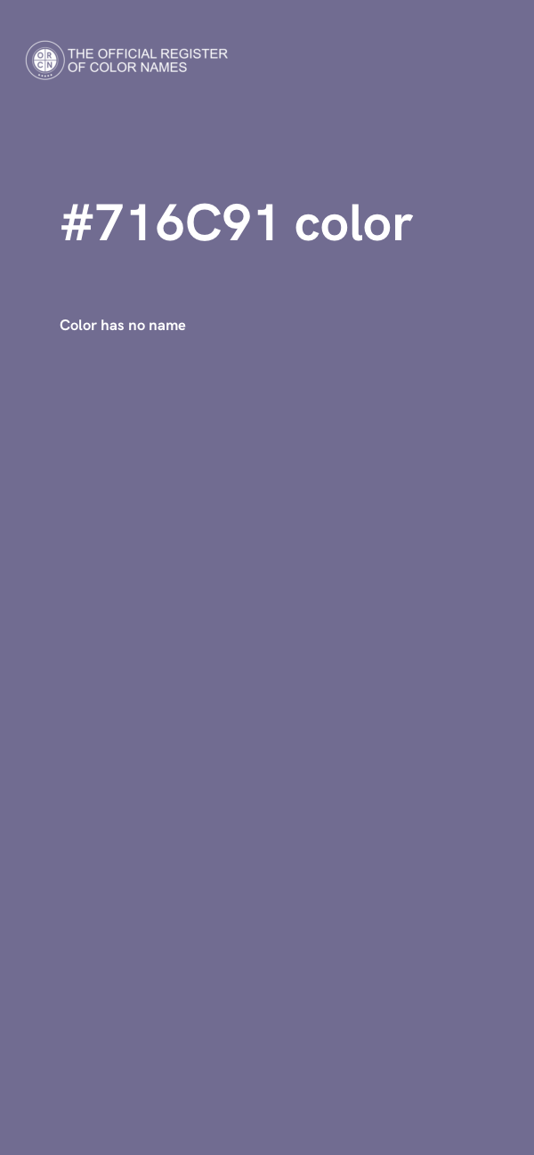#716C91 color image