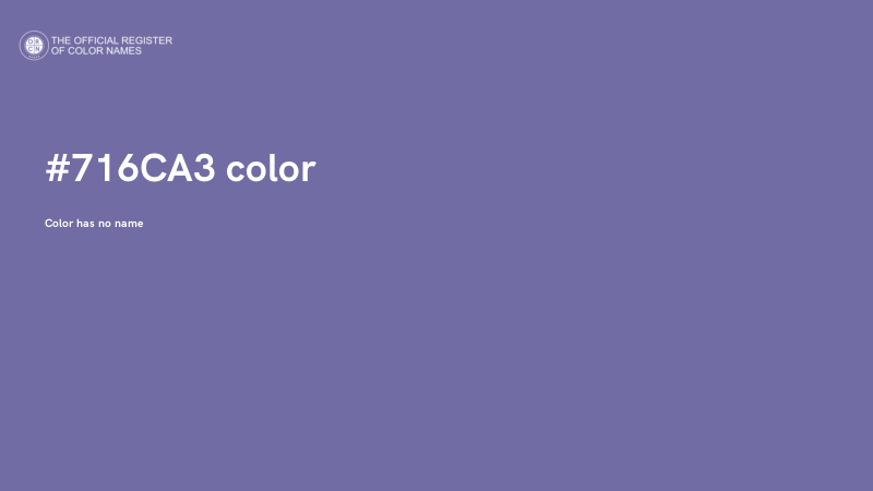 #716CA3 color image