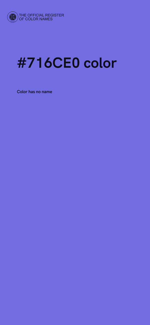 #716CE0 color image