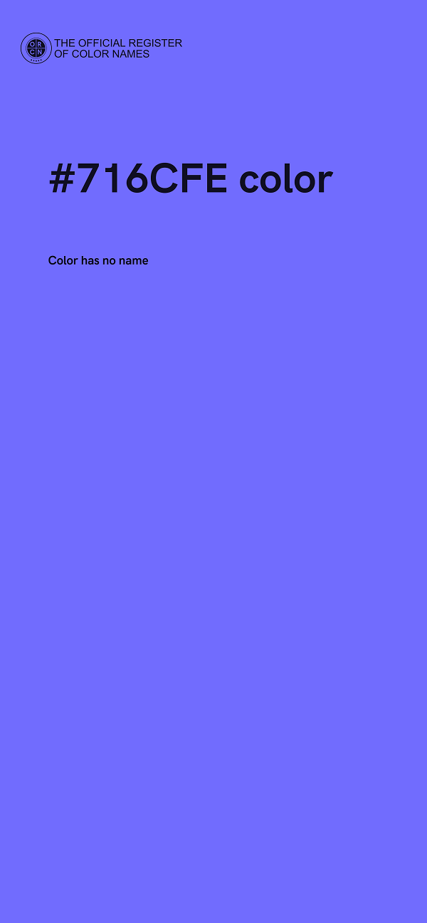 #716CFE color image