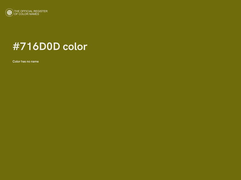 #716D0D color image