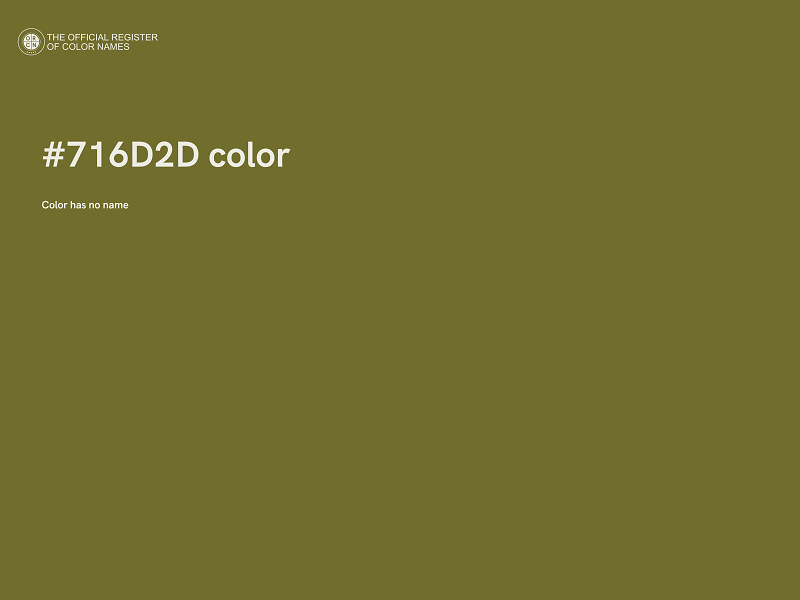 #716D2D color image