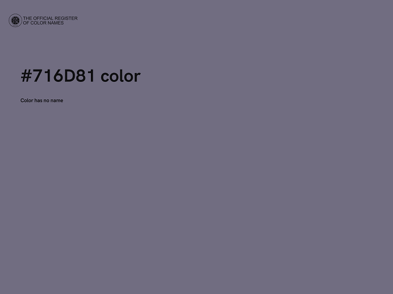 #716D81 color image