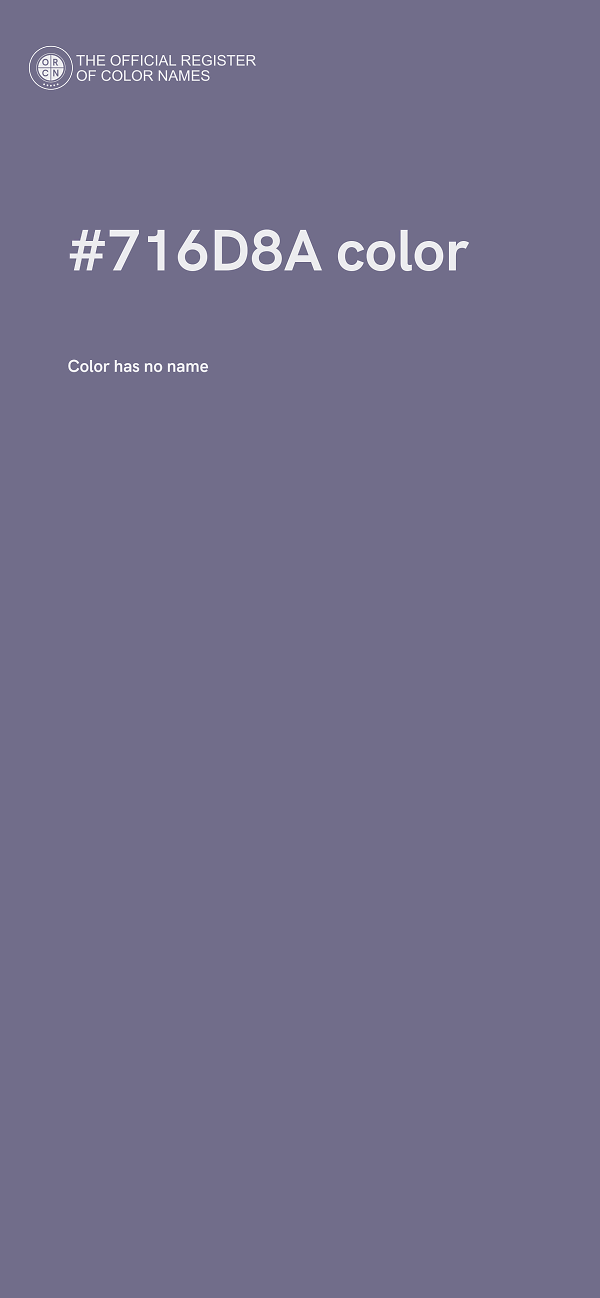 #716D8A color image