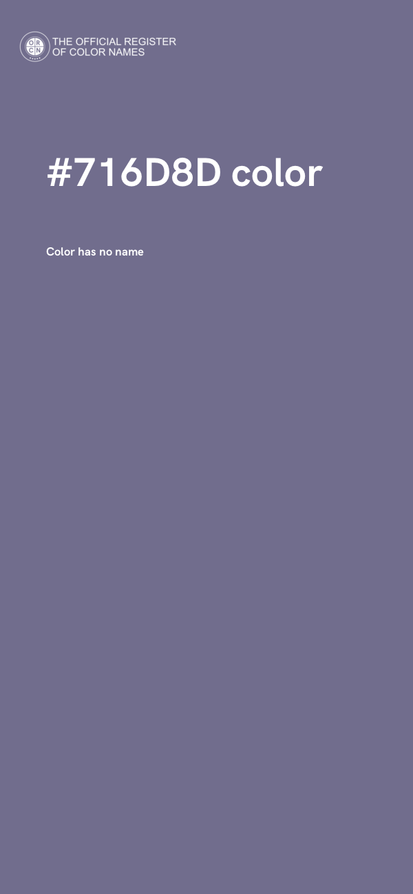 #716D8D color image
