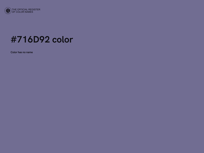 #716D92 color image