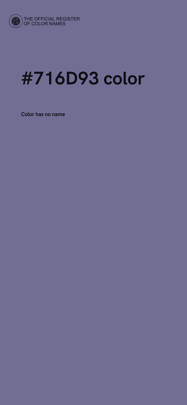 #716D93 color image