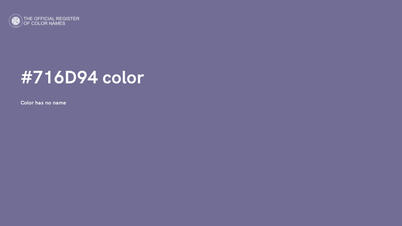#716D94 color image