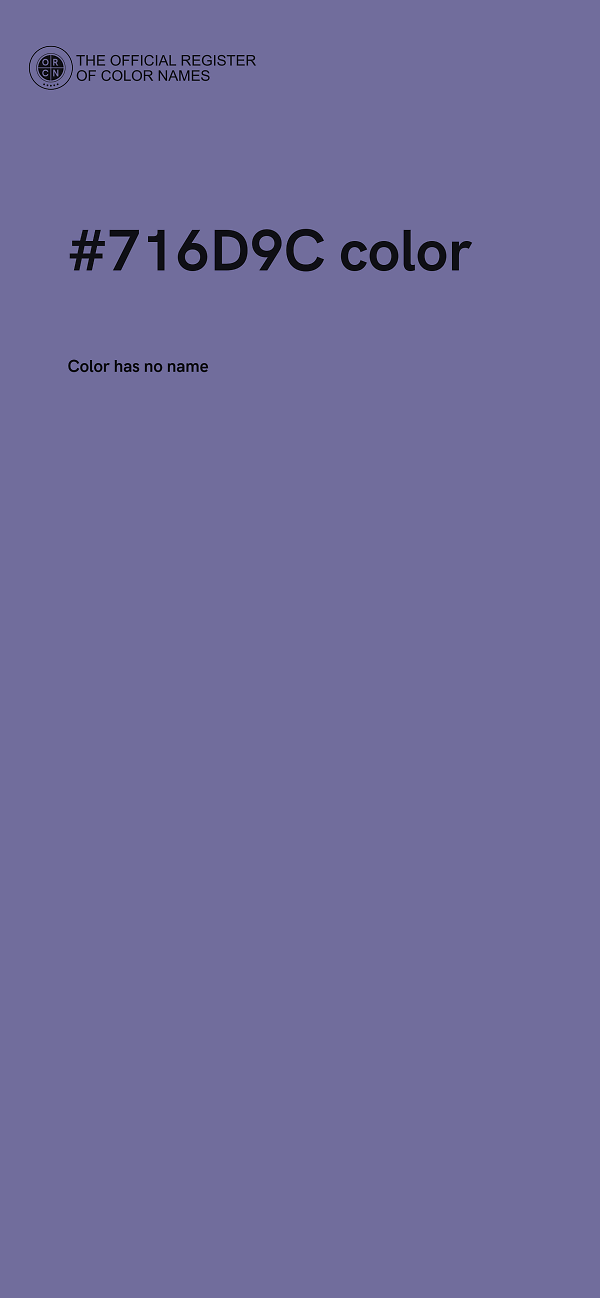 #716D9C color image