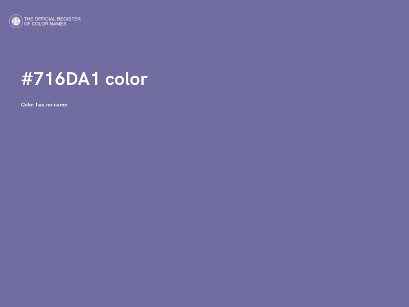 #716DA1 color image