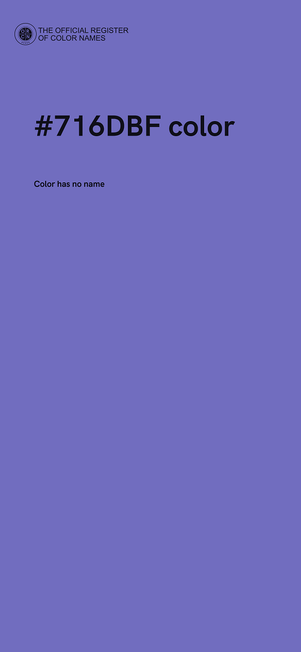 #716DBF color image