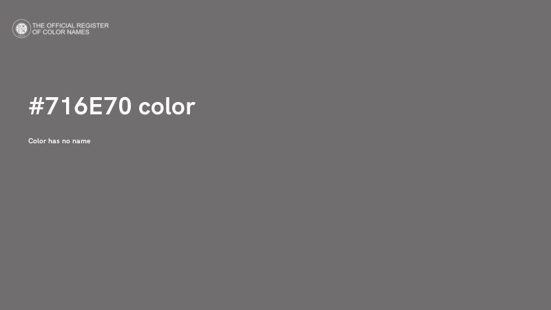 #716E70 color image