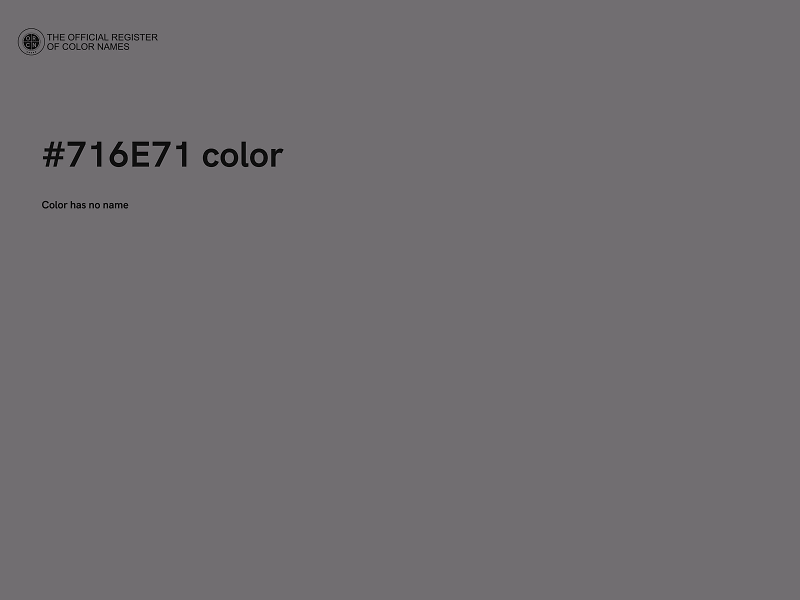 #716E71 color image