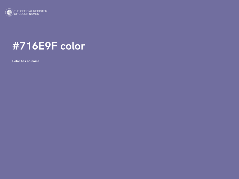 #716E9F color image
